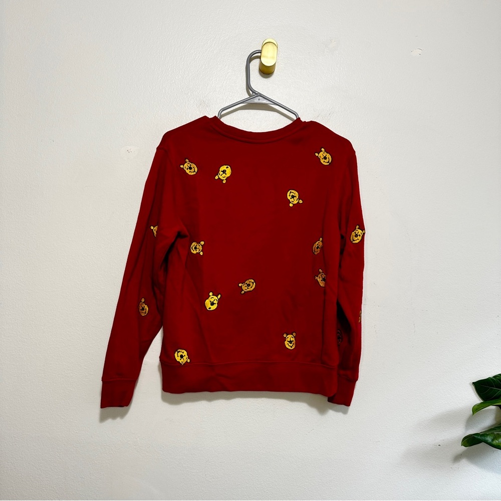 Disney Sweater Winnie the Pooh Red Cotton Polyster